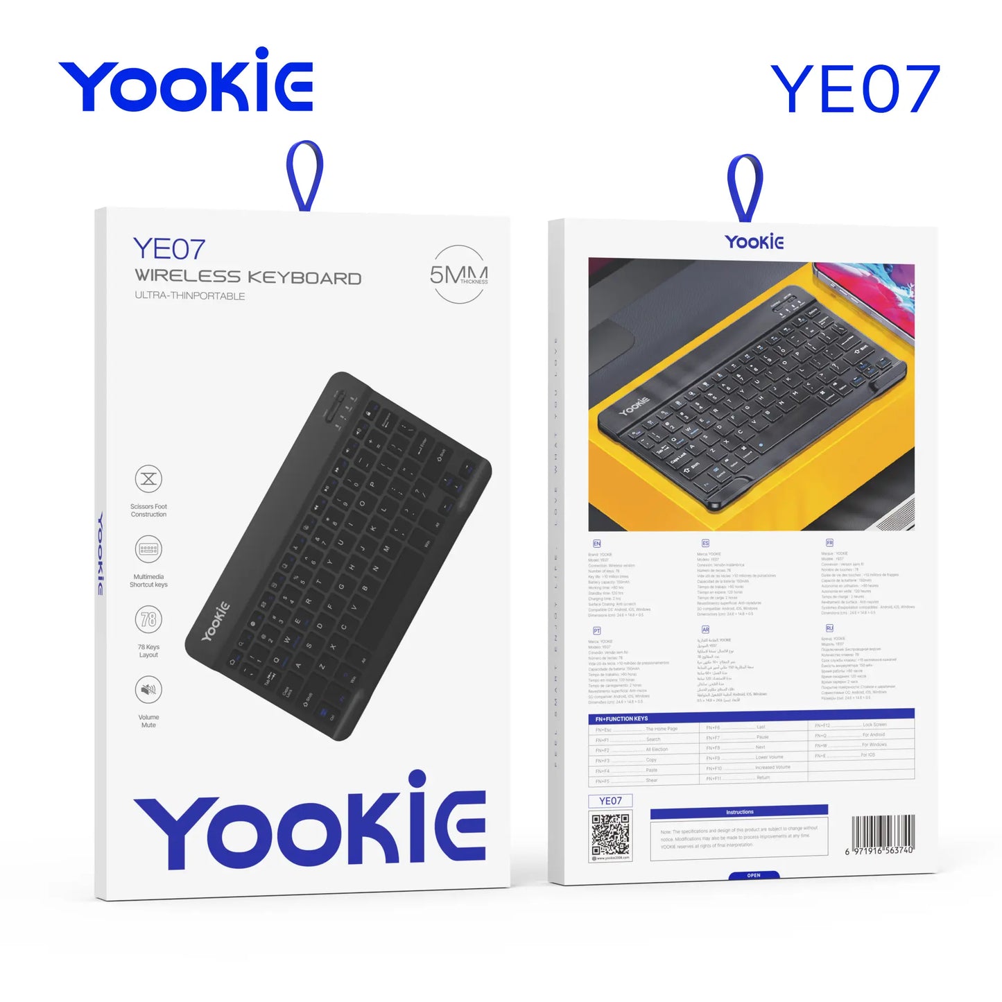Teclado bluetooth | Yookie YE07