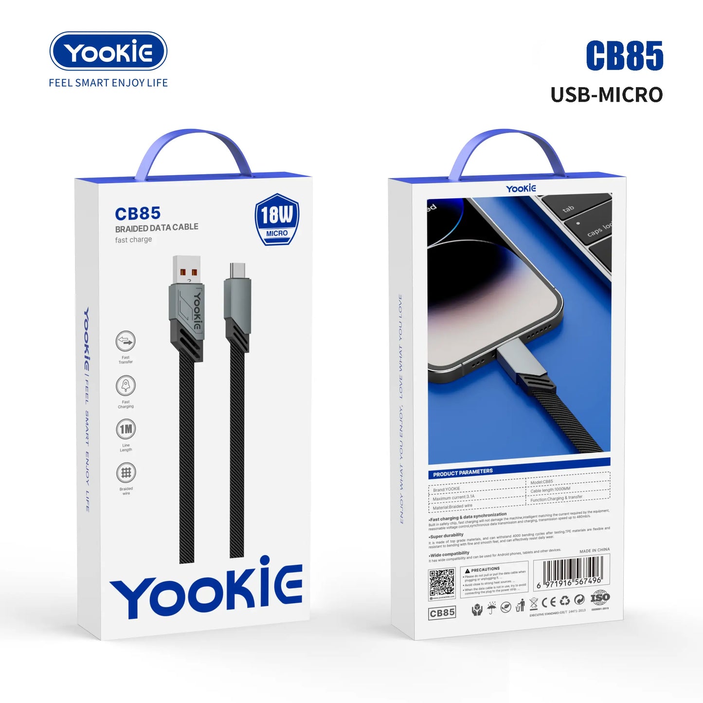 Cable de datos de carga | Yookie CB85