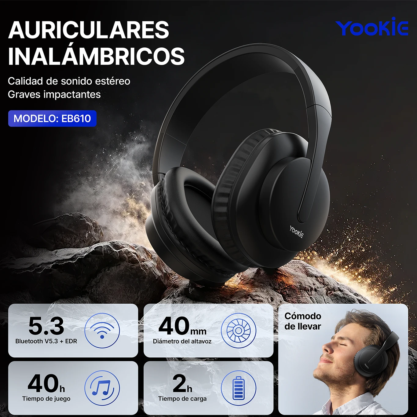 Diadema de sonido | Yookie EB610