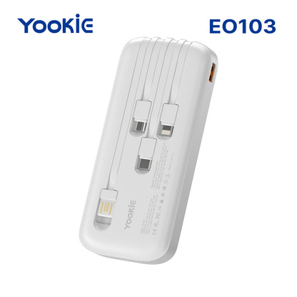 Power Bank Yookie EO103 | 10000mAh Carga Rápida