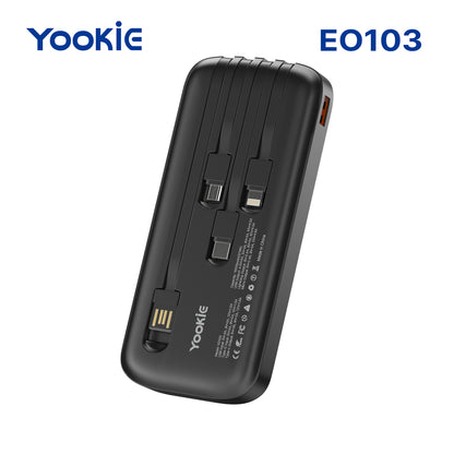 Power Bank Yookie EO103 | 10000mAh Carga Rápida