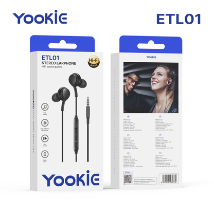 Audífonos Yookie |  ETL01 3.5mm