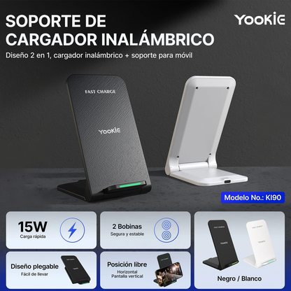 Soporte Cargador Inalámbrico | Yookie KI90