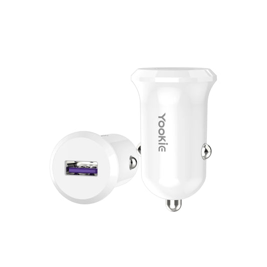 Cargador carga rápida para carro | YooKiE PC17 18W