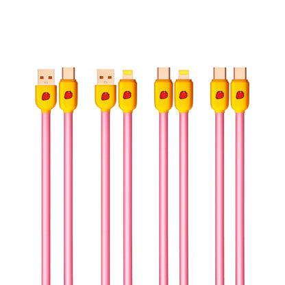 Cable de datos de carga | Yookie Strawberry Bar Sweeten
